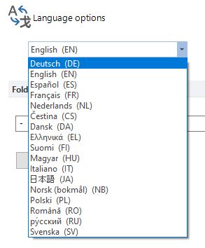 AnyRail Language Support