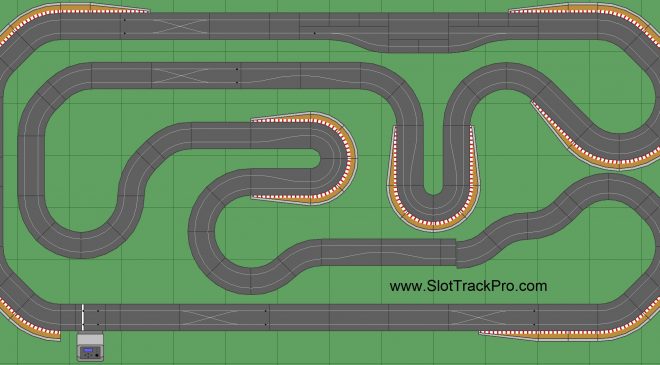 Scalextric Track Plan