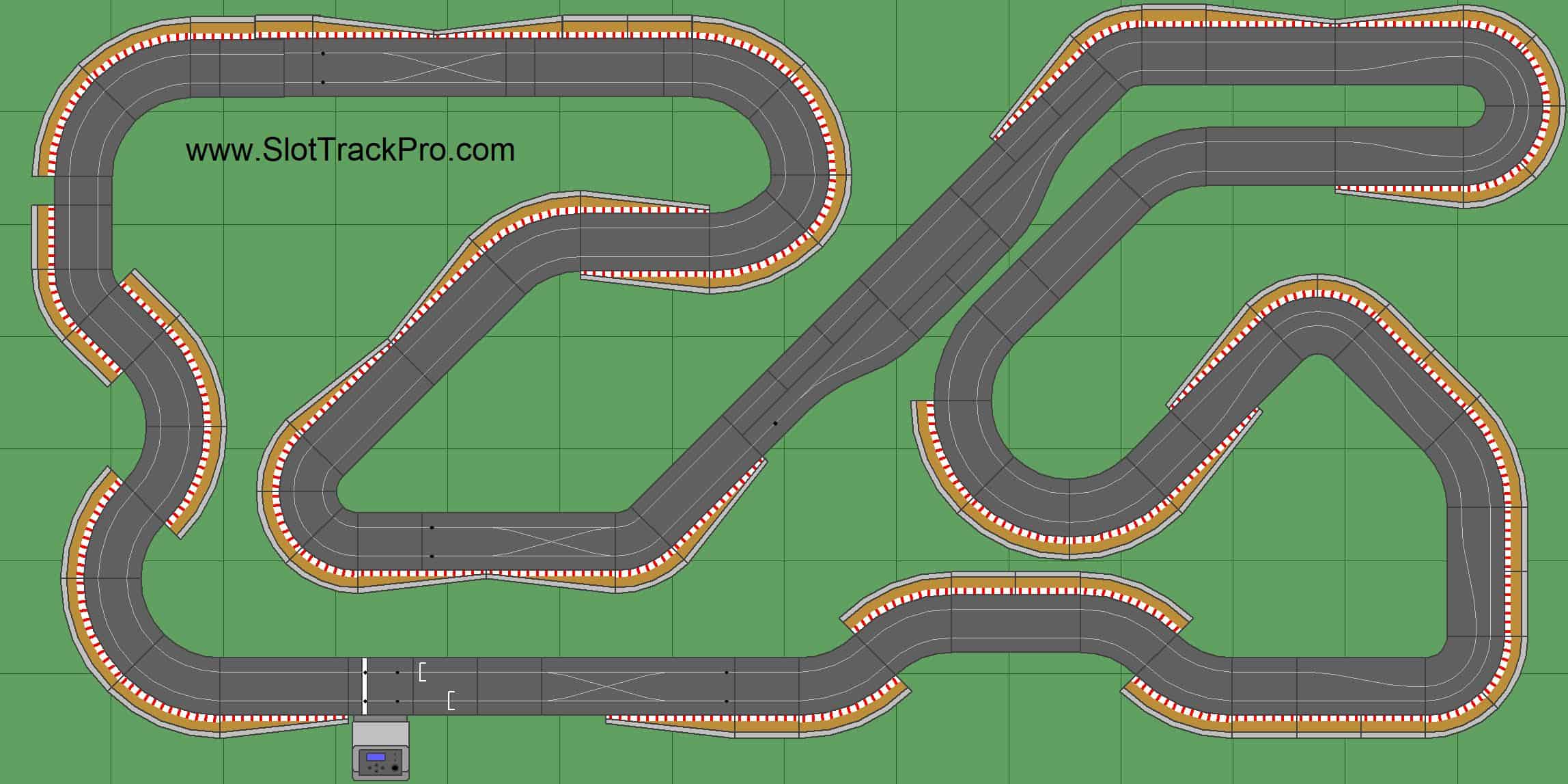 Scalextric Track Designs - Free PDF Track Plans at Slot Track Pro