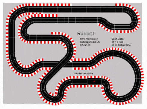 Slotict Rabbit Scalextric Digital Track